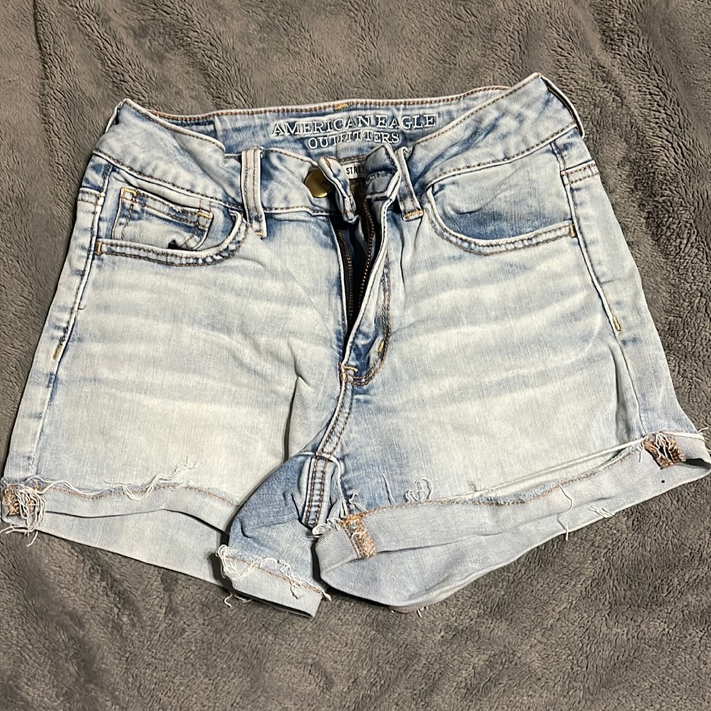 American Eagle High Rise Jean Shorts